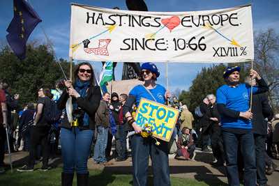 Hyde Park, London - Unite For Europe - 25th March 2017.