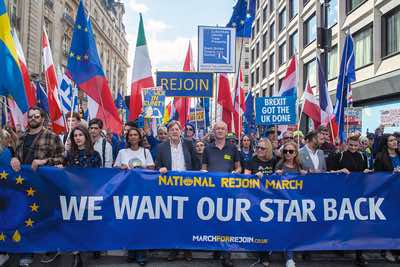 Piccadilly, London - National Rejoin March - 23rd September 2023.